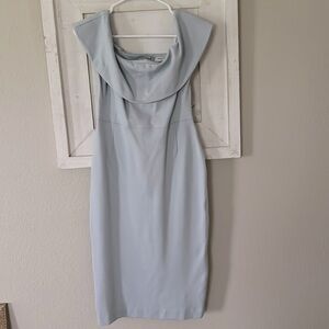 Aritzia- Babaton Ruslan Dress. Light Blue